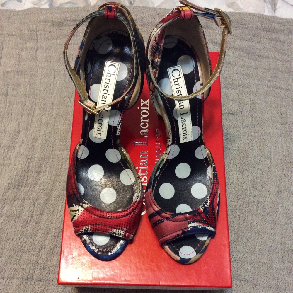 Vintage Christian Lacroix pumps.